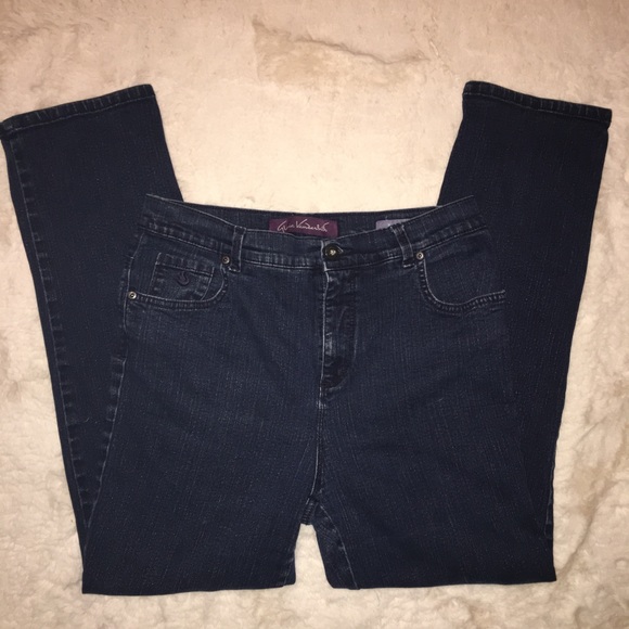 Gloria Vanderbilt Amanda straight leg petite Jeans - Picture 5 of 6